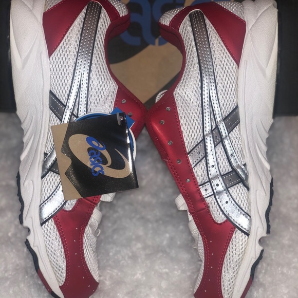 Asics Gel Tiger Paw 99 White Silver Japan Red - Picture 5 of 6